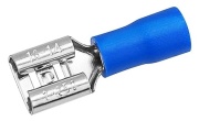 Juhtmehülss-pesa Con vh 2.8 b, PVC insulated, female, 1.5..2.5mm² 300V, tab 0.8x2.8mm| 288, -25..75°C, PVC, brass, 100pcs/pck, sinine
