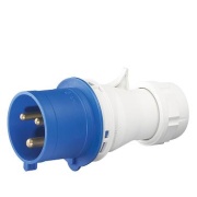 Jõupistik, 1P+N+E 16A 250V, IP44, MaxPro, sinine