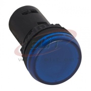 Märktuli Osmoz, head| ø22.5mm, LED 230VAC, IP66/69K IK05, sinine