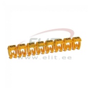Juhtmemärgis CAB3, 1.5..2.5mm², S, ribas 30pcs, kollane