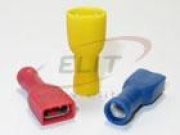 Juhtmehülss-pesa Con vv 2.8 b, PVC fully insulated, female, 1.5..2.5mm² 300V, tab 0.8x2.8mm| 288, -25..75°C, PVC, brass, 100pcs/pck, sinine