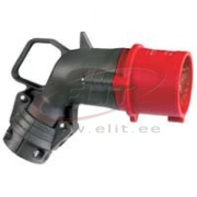 Plug Hypra, 3P+N+E 16A 415VAC, angled, plastic, IP44