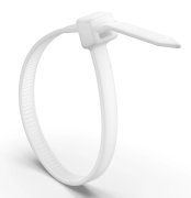 Juhtmeside GT, 250/4.8 NA, 22.2kg, Polyamide 6.6, -40..85°C, UL94 V2, 100pcs/pck, UL E75050, Lloyd’s, GL 59425-08HH, Mil-23190D, valge