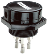 Electrode Holder 072., three pole connector, øxxmm electrode, AISI 303, max 70°C