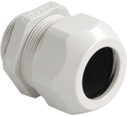 Läbiviik M16x1.5, ø4..8mm| ISO16 with surface seal and locking nut mounted, PA, HF, IP68, silver grey