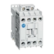 IEC Contactor 100-C, 10kW 23/32A 3x690VAC, aux. 1NO, cv 230VAC, TS35/ panel mount, Allen-Bradley