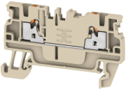 Pist-riviklemm A2C 1.5, 1-tier, 1.5mm² 17.5A 500V, push-in, beež