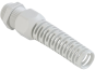 Läbiviik Syntec M16x1.5, anti-kink nozzle, ø4..8mm| 1osaline tihend, mutrivõti 19mm, keermepikkus 6mm, -30..100°C, PA6, CR, komp. O-ring, HF, CE/UL/VDE, IP68, helehall
