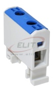 Hargnemisklemm UK16/1N, 1P (2ava) 1.5-16mm² 75/85A 690V, TS35, MaxPRO, sinine
