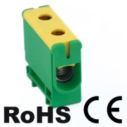 Hargnemisklemm UK50/1PE, 1P (2ava) 2.5-50mm² 145/160A, TS35, MaxPRO, koro