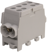 Hargnemisklemm Al/Cu HLAK 35-1/2 M2, 2x 35/25mm²/ 2x 25/16mm², 160/125A 1000VAC/DC, 3.5/2.5Nm, TS35, hall