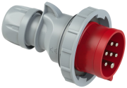 Jõupistik, 7P 16A 415VAC, IP67, MaxPro, red