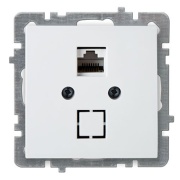 Andmesidepesa Touran, RJ45 cat.5e, süvis, Nilson, valge