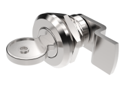 Lukk võtmega Compact Cylinder 2-117, ø16.3mm, keyed IL2233X, insert chrome plated, zinc plated steel cam +06.24, IP54, Industrilas
