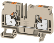 Pist-riviklemm A2C 10, 1-tier, 10mm² 57A 1000V, push-in, beež