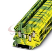 Ground Modular Terminal Block UT 2.5-TWIN-PE, 50pcs/pck