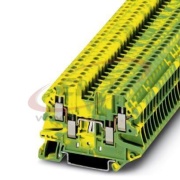 Ground Modular Terminal Block UT 2.5-QUATTRO-PE, 50pcs/pck, Phoenix