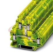 Ground Modular Terminal Block UTTB 4-PE, 50pcs/pck, Phoenix