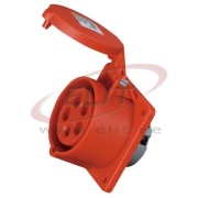 Kilbipesa, 3P+N+E 16A 415VAC, IP44, MaxPro, punane