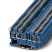 Feed-through Terminal Block PT 2.5-QUATTRO BU, 50pcs/pck, Phoenix