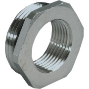 Läbiviigu üleminek, M20x1.5 » M16x1.5, mutrivõti 24mm, keermepikkus 6mm, -40..100°C, nikeldatud messing, NBR, komp. O-ring, IP68