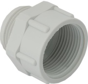 Läbiviigu üleminek Synthetic, M25x1.5 » Pg21, mutrivõti 33mm, keermepikkus 11mm, -20..100°C, fiiberklaasiga tugvdatud polüamiid, IP54/68, helehall