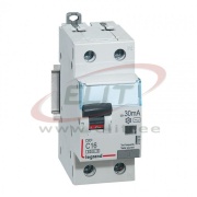 Kombikaitselüliti DX³, 1C+N 16A 230VAC 6/10kA, 30mA type AC, N right hand, 2M