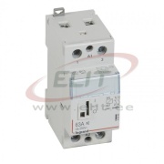 Moodulkontaktor CX³, 2NO 63A 250VAC, cv 230VAC low noise, handle, 2M, TS35