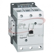 Kontaktor CTX³ 150, 60kW 130/160A 3x400VAC, aux. 2NO, 2NC 16A 240VAC, cv 24VDC, TS35/ panel mount