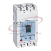 Kompaktkaitselüliti DPX³ 630, 500A 3x 415VAC 36kA, short-circuit protection 0.8..1In, overload protection 5..10In, incl. screws/ bar plates/ phase barriers, panel mount