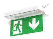 Kahepoolne klaas turvavalgustile SAFE 65, PMMA 265x126x8mm, MaxPro