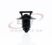 Juhtmesideme ankur LFC1, cable tie W4.8mm, ø6.3..7mm, sheet thickness 0.5..6mm, PA6.6 HS, -40..120°C, UV resistant, 100pcs/pck, must