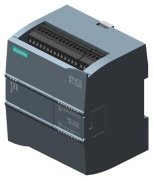 Simatic S7-1200, CPU 1212C, compact CPU, DC/DC/DC, onboard I/O: 8DI 24VDC, 6DO 24VDC, 2AI 0..10VDC, sv 20.4..28.8VDC, progr./data memory 75kB
