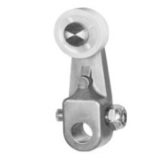 Operating Lever, Roller Lever, Non-Adjustable, 1.5 In, Roller On Front, Steel, 0.75 In, 0.25 In, Allen-Bradley