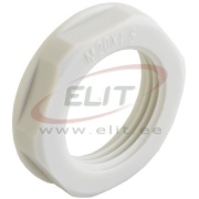 Vastumutter Synthetic, PG9, mutrivõti 21mm, keermepikkus 5mm, -30..100°C, PA6, HF, helehall