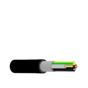 Jõukaabel CYKY-J, 5G1.5mm² 450/750V, -15..70°C, 100m/pck, must