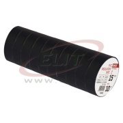 Isoleerteip, 15mm x 10m, dielectric strength 40 kV/mm, PVC, UV resistant, water resistant, -25..90°C, must, Emos