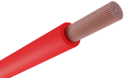 Juhe H07V2-K, 1.5mm² 450/750V -40..90°C, 100m/pck, punane