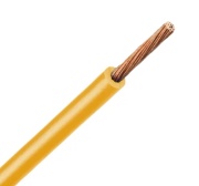 Juhe H05V-K, 0.5mm² 300/500V -40..70°C, 100m/pck, kollane
