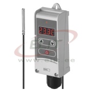 Kapillaartermostaat P5684 digitaalne, 230VAC 1CO 5A(1.5A) töö temp 5°C...90°C, samm 0.1°C, kapil L=900mm, Ø6mm, IP40, valge, Emos