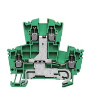 Kruvi-riviklemm WDK 2.5PE, 2-korrust, 2.5mm² 300A 400V, Weidmüller, koro