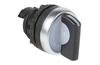 Pöördlüliti Osmoz, head| ill., 0-1 0-45°, ø22.5mm, IP66/69K IK05, valge, must