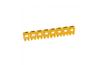 Juhtmemärgis CAB3, 1.5..2.5mm², V, ribas 30pcs, kollane