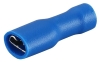 Juhtmehülss-pesa Con vv 2.8 b, PVC fully insulated, female, 1.5..2.5mm² 300V, tab 0.8x2.8mm| 288, -25..75°C, PVC, brass, 100pcs/pck, sinine
