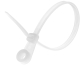 Kruvisilmaga juhtmeside 313/7.6 NA, 54.4kg, Polyamide 6.6, -40..85°C, UL94 V-2, UL, Lloyd’s, 100pcs/pck, valge