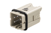 Insert HDC HA 4 MS, male, size 1, 4P 16A 400V, -40..125°C, screw
