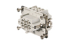 Insert HDC S4 BAS, female, size3, 4P 40A 1000V
