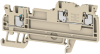 AIO21 1.5 SO| Initiator/actuator Terminal , 2-tier, 1.5mm² 13.5A 250V, push-in, dark beige