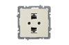 Andmesidepesa Touran, 2x RJ45 cat.5e, süvis, beež