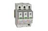 Liigpingepiirik, 3P, T1+T2, Uc 320VAC, impulse current (10/350μs) Iimp 12.5kA, discharge current (8/20μs)| Imax 60kA, In 25kA, 4..35mm², abikontakt, TNC